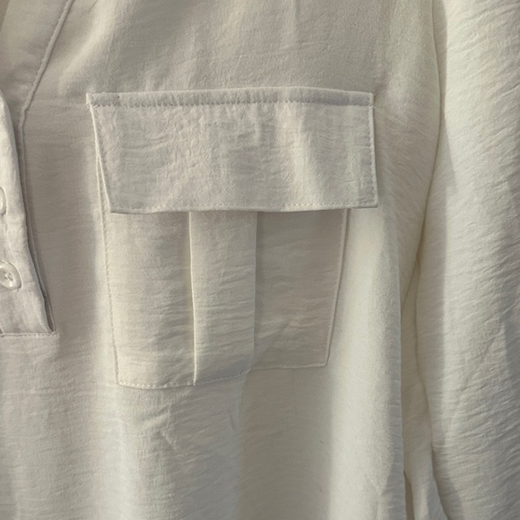 Gibson White Button-Up Blouse - Picture 4 of 7